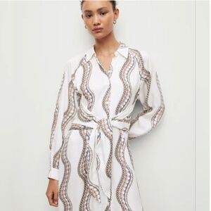 All Saints Clanette Leticia Midi Shirt Dress Size US 6